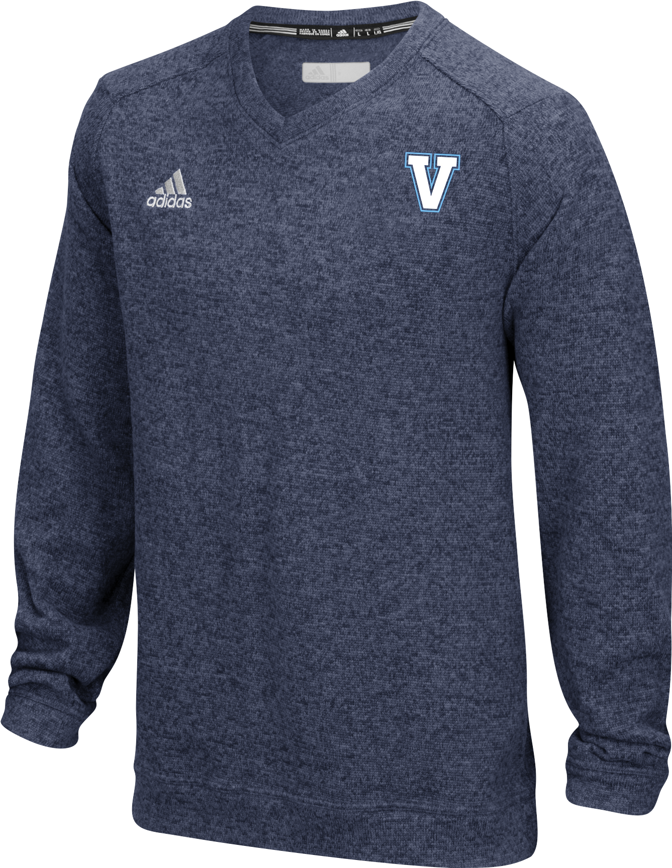 Adidas Sweater Vneck - Long-sleeved T-shirt (1800x1800), Png Download
