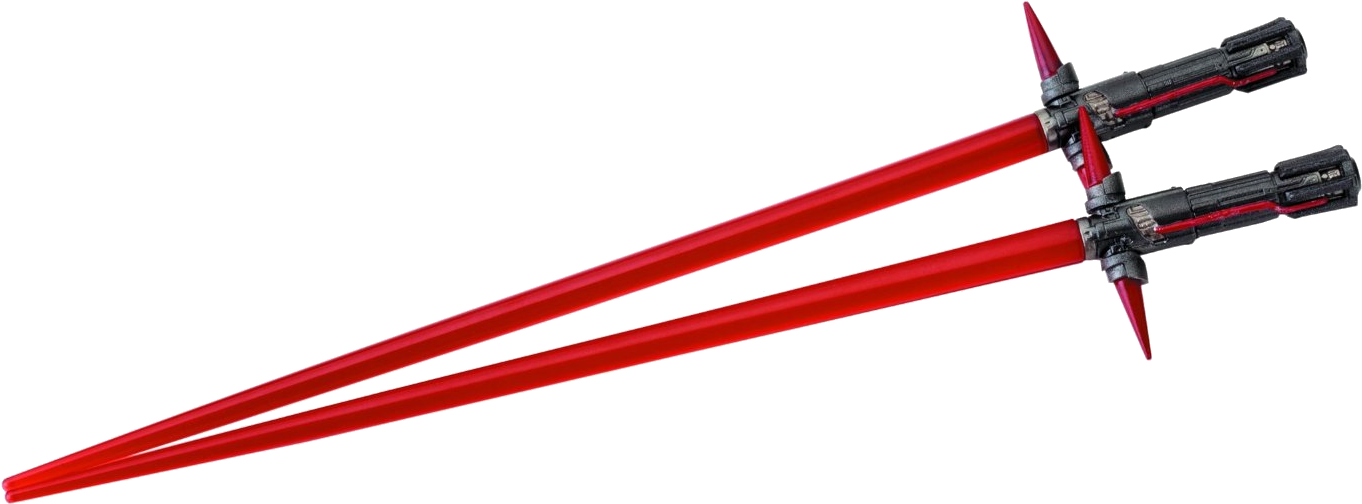 Kotobukiya Star Wars Tfa Kylo Ren's Lightsaber Chopsticks - Sword (1500x998), Png Download