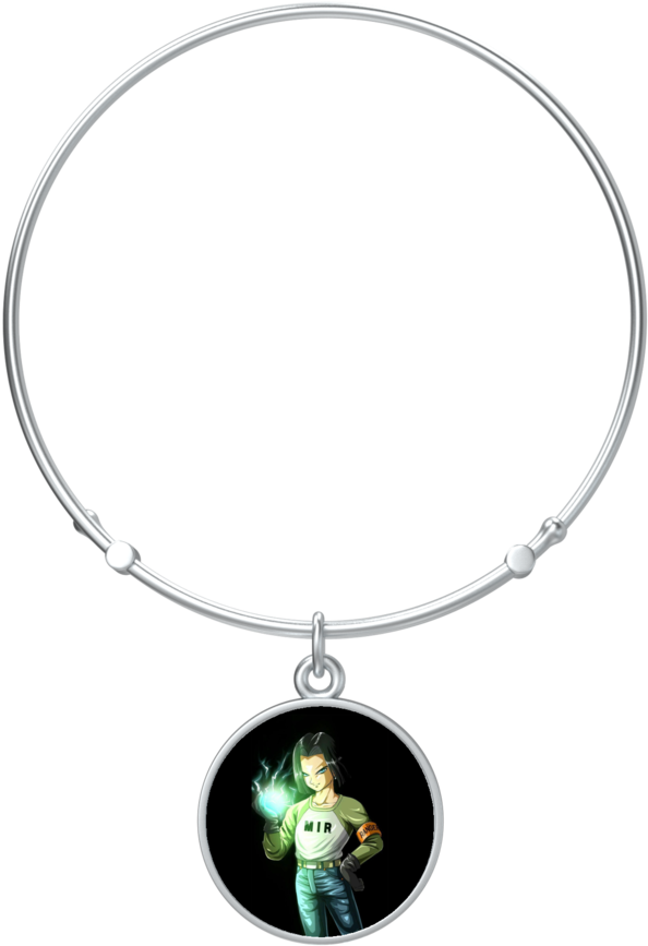 Android 17 Bracelet V5 - Locket (1024x1024), Png Download