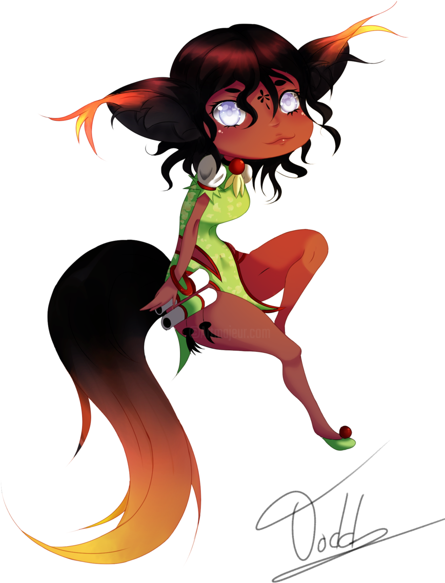 Digital Arts ©2017 By Todd Sweeney - Girls Anime Animais (878x1200), Png Download