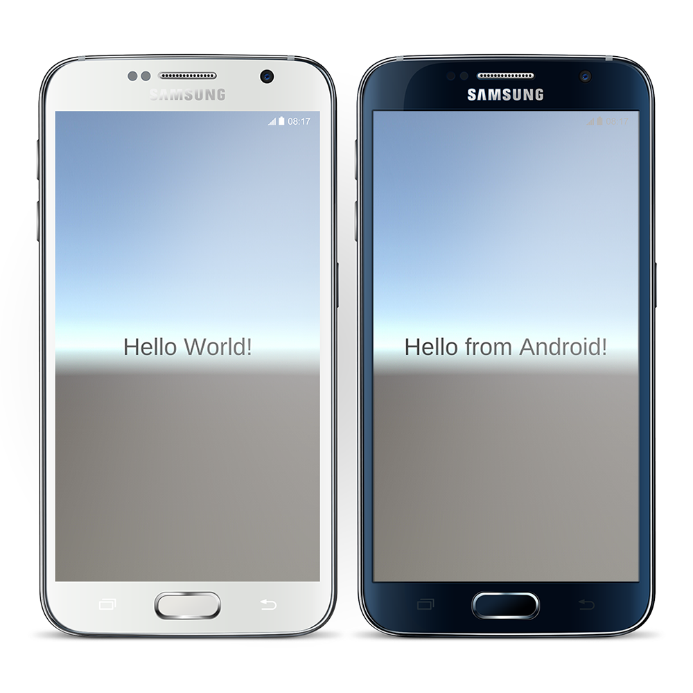 Unity Android Plugin Tutorial - Samsung Galaxy (1000x1000), Png Download