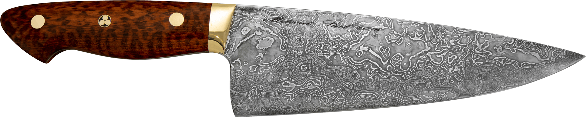 8″ Meteorite Chef's Knife - Bowie Knife (2000x420), Png Download