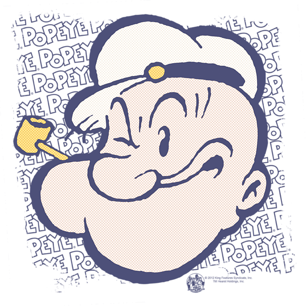 Click And Drag To Re-position The Image, If Desired - Popeye The Sailor Man (600x596), Png Download