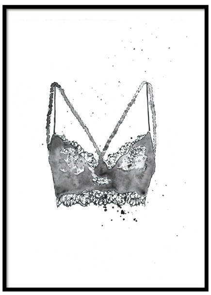 Lace Bralette - Brassiere (520x640), Png Download