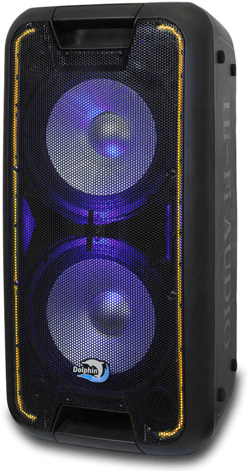 Sp-210rbt - Big Speaker With Lights (800x1000), Png Download