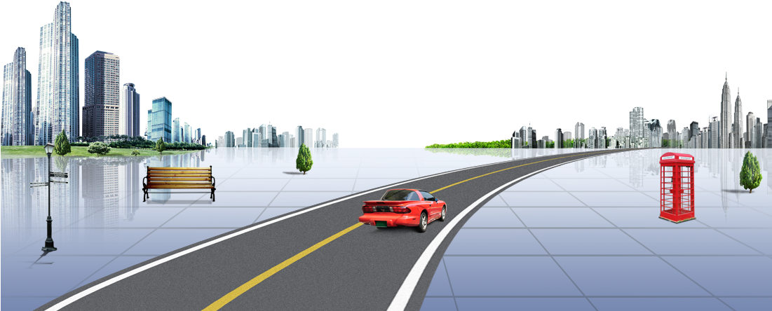 Road Highway Urban Construction Material - Game Road Background Png (1100x600), Png Download