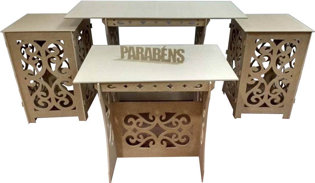 Conjunto De Mesa Arabesco - Coffee Table (1200x1200), Png Download