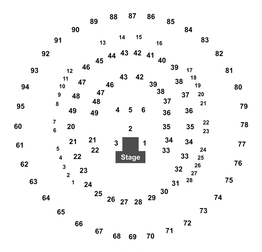 Panic At The Disco & Two Feet - Monster Jam Frank Erwin Center Seating Chart (1050x1050), Png Download