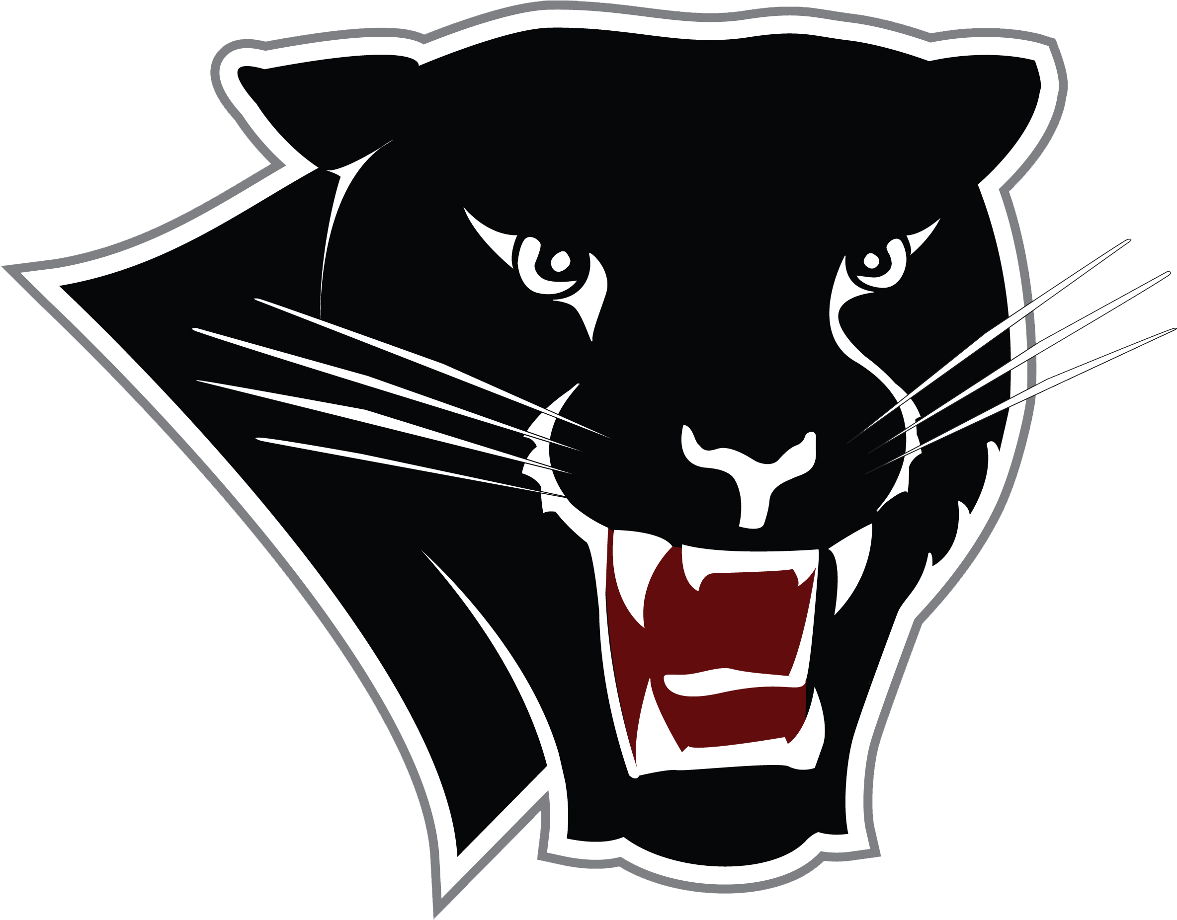 Panther Logo Head Only Web - Florida Tech Panthers Soccer (2367x1898), Png Download