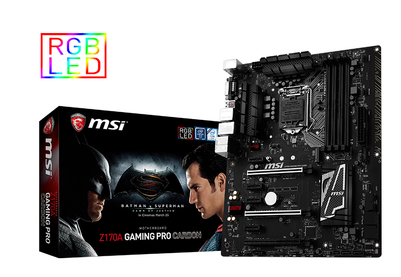 Which Hero You Choose To Be - Msı Z170a Gaming Pro Carbon (830x580), Png Download