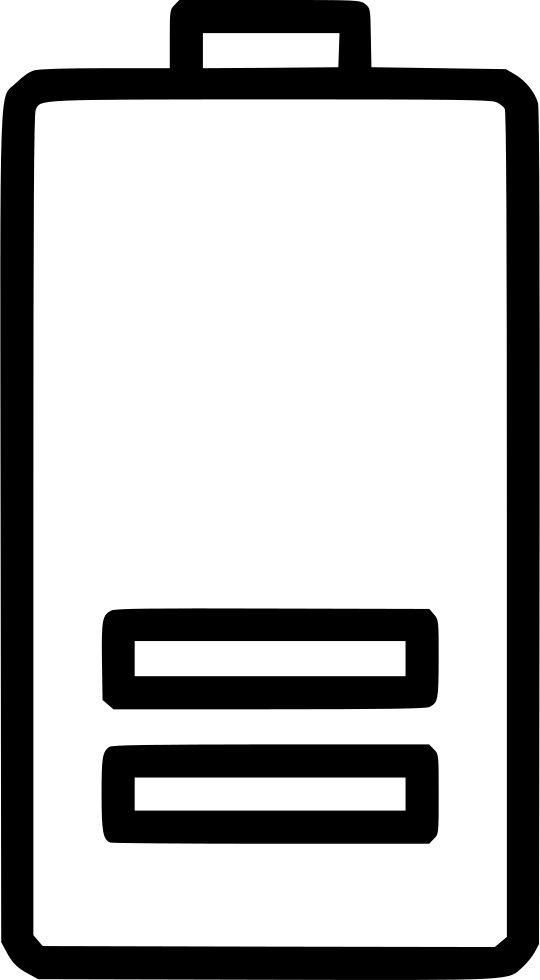 Battery Low Energy Electric Electricity Comments - Icon (540x980), Png Download