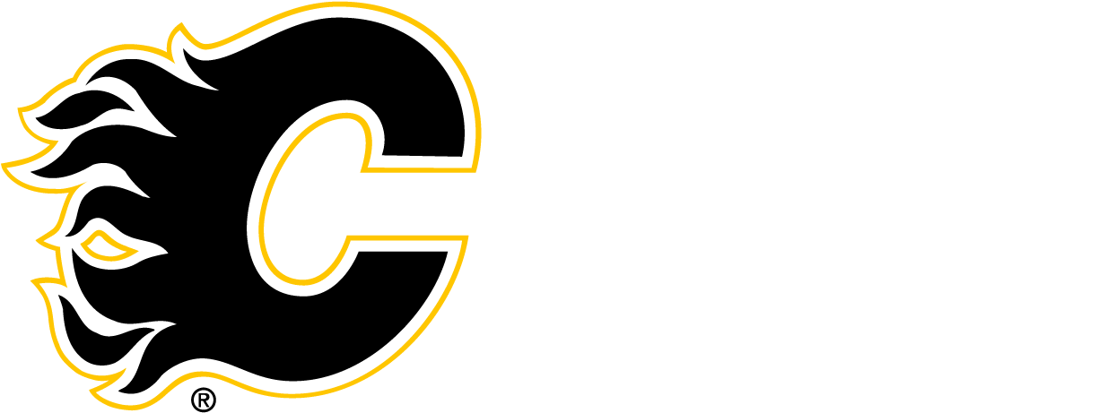 Jaromir Jagr / Official Web Site - Calgary Flames Black Logo (1460x522), Png Download