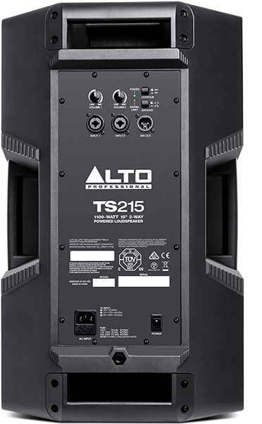 Back - Alto Ts215 Powered Speakers (1200x750), Png Download