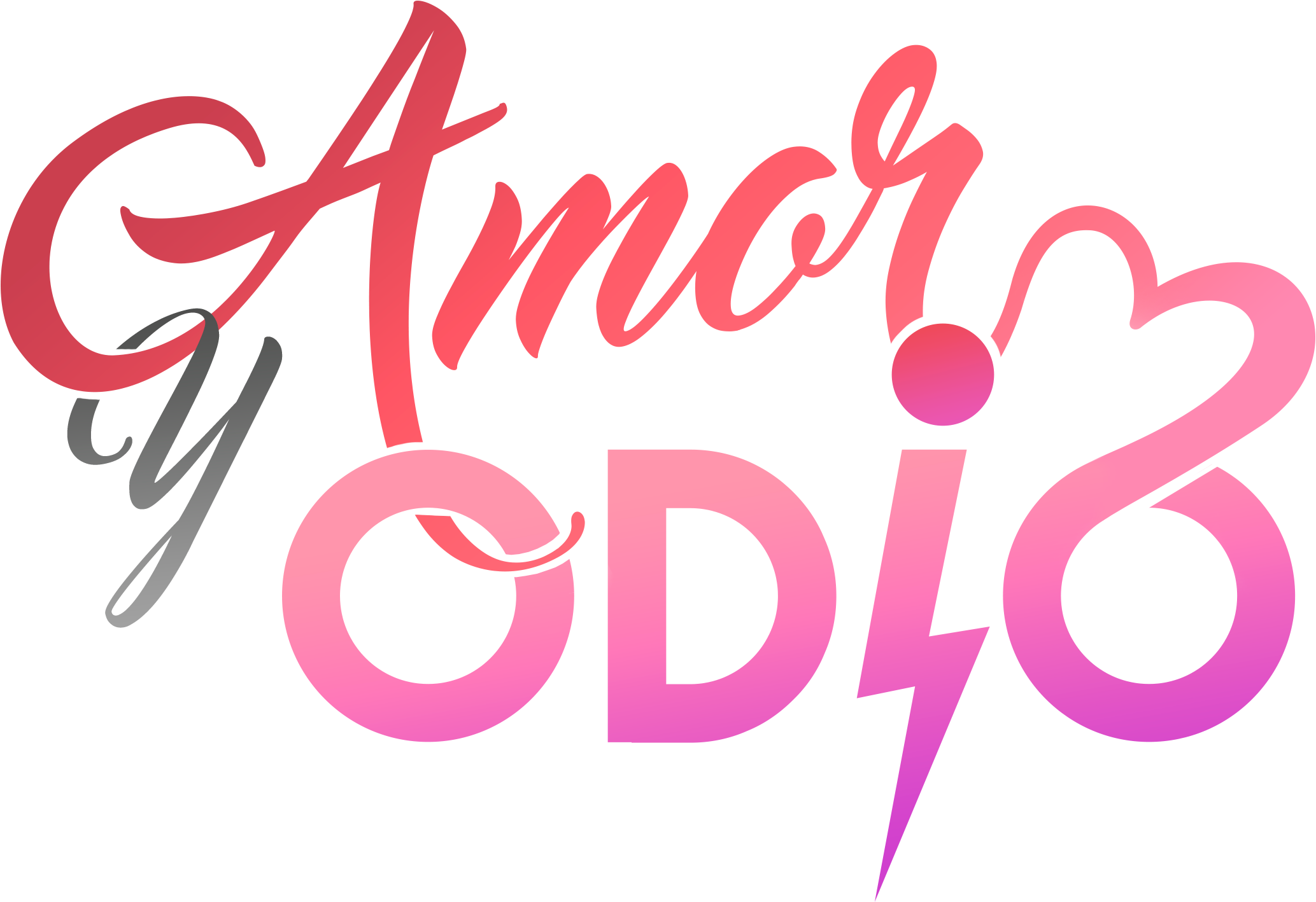 Amor Y Odio - Calligraphy (2580x1800), Png Download
