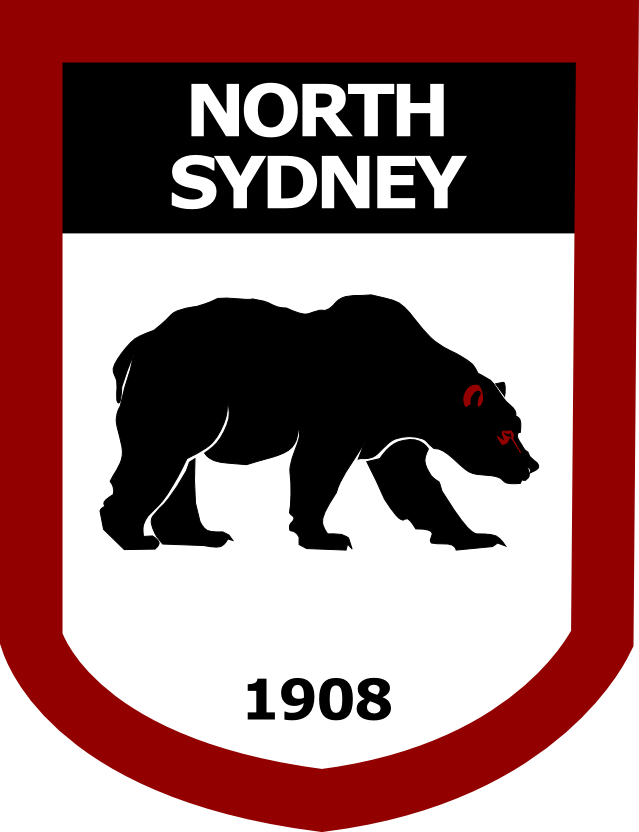 Re-design Of The North Sydney Bears Logo / Badge - Poster (639x832), Png Download