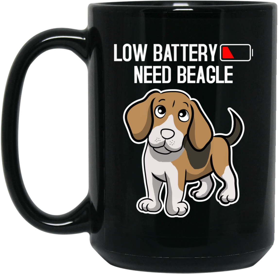 Low Battery Need Beagle Mug - Super Bowl 52 Score (1155x1155), Png Download