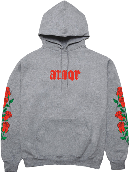 Amor Hoodie - Kendrick Lamar Grey Damn Hoodie (600x600), Png Download