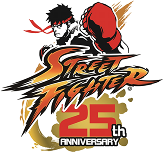 Street Fighter 25th Anniversary Tournament Nyc Edition - Street Fighter 25th Logo (600x594), Png Download