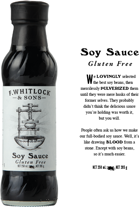 Gluten Free Soy - F. Whitlock & Sons Ltd (630x842), Png Download