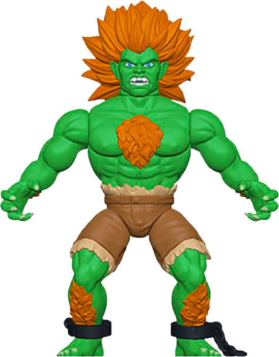 Blanka Savage World - Action Figure (548x700), Png Download