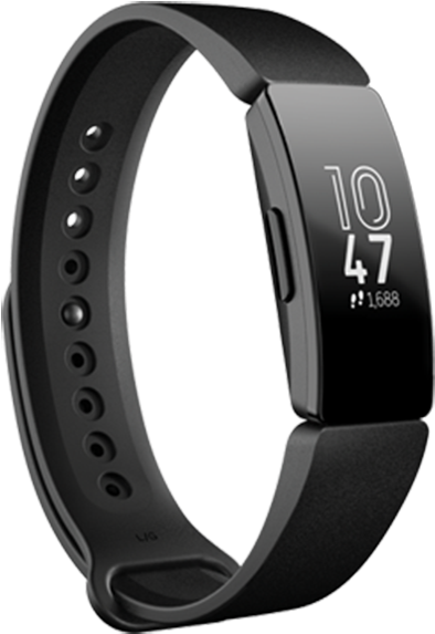Fitbit Inspire New Fitbit Tracker - Black Wedding Bands Female (1280x700), Png Download