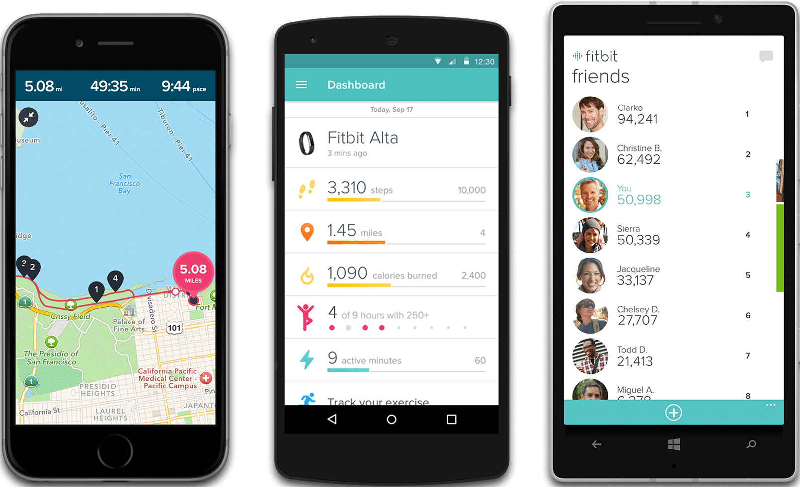 Review Fitbit Alta Our Take On The New Activity Tracker - Fitbit Blaze 2 Apps (1610x981), Png Download