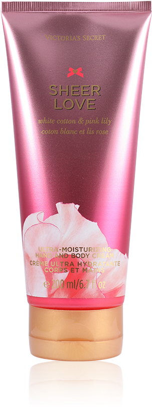 Victoria's Secret Sheer Love Hand & Body Cream 200 - Cosmetics (700x860), Png Download