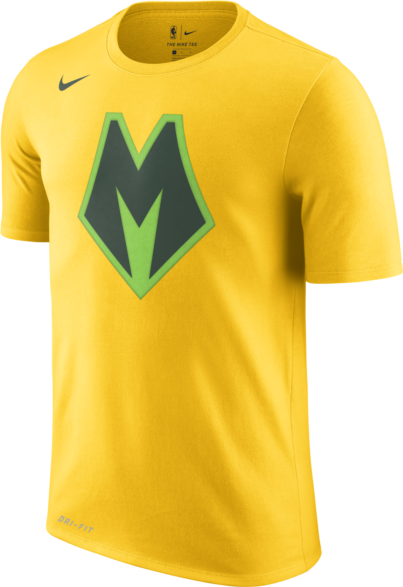 Nike Nba Milwaukee Bucks Dry Tee - Bucks City Edition Shirt (2000x2000), Png Download