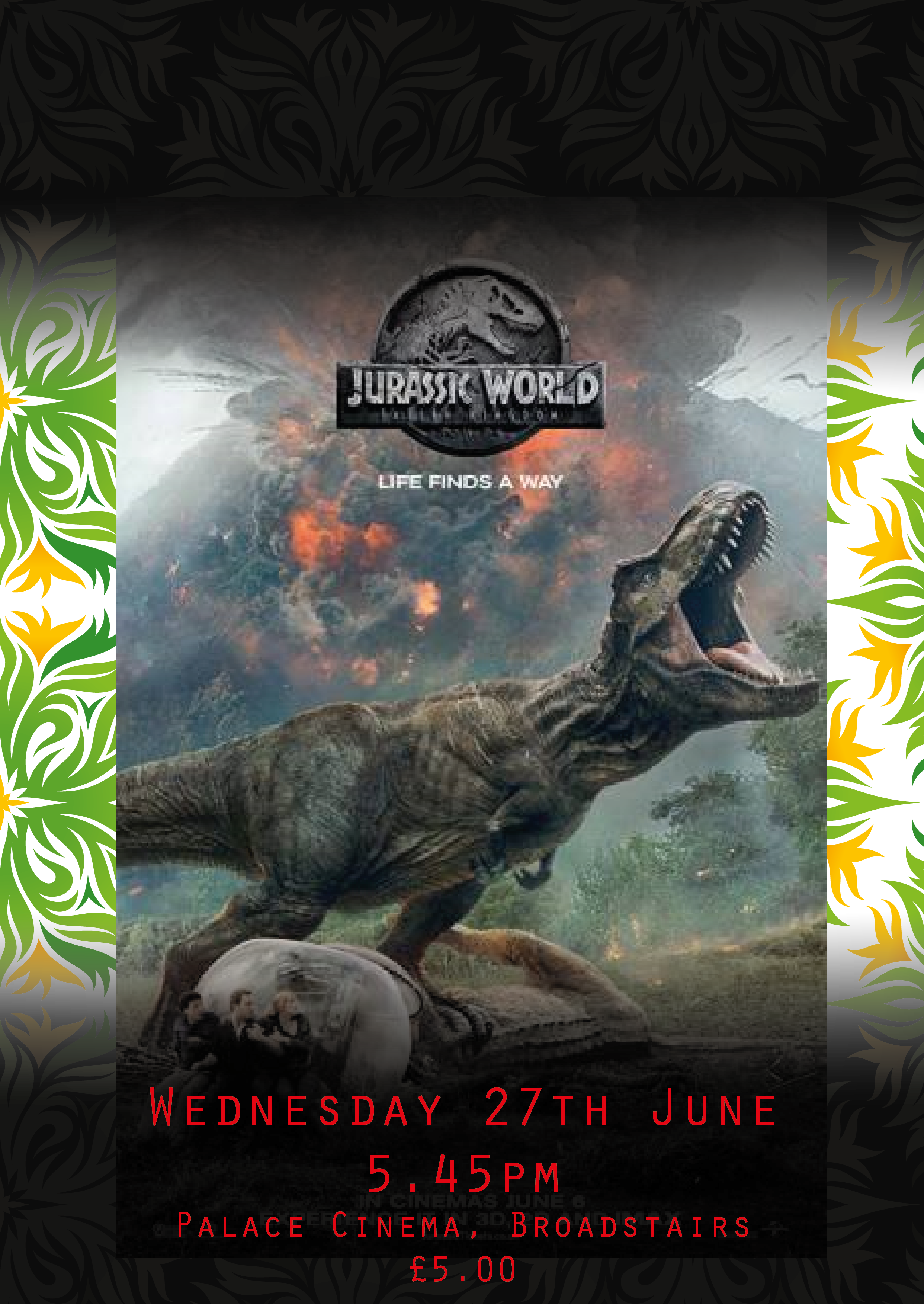 Jurassic World - Jurassic World 2 Uk Poster (2484x3505), Png Download