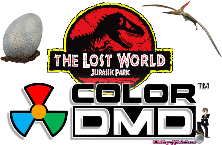 The Lost World Jurassic Park Colordmd - Jurassic Park (801x527), Png Download