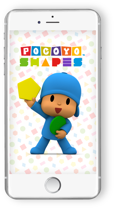 Pocoyo-shapes - Smartphone (500x720), Png Download