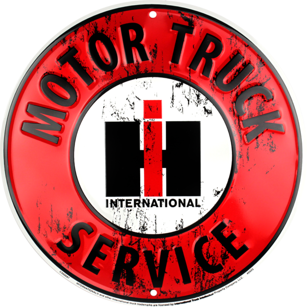 Ih Motor Truck Service Circle Sign - International Harvester (600x600), Png Download