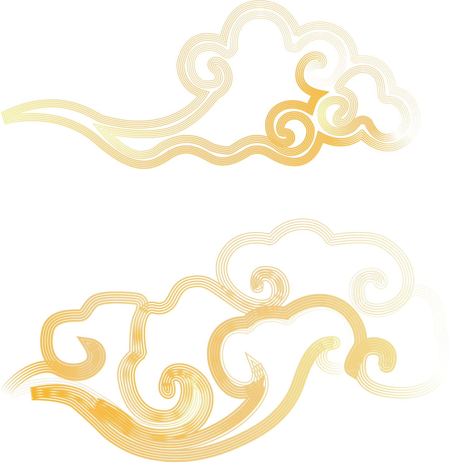 Estilo Chinês Linhas Formas Gradientes Png E Imagem - Illustration (2000x2000), Png Download