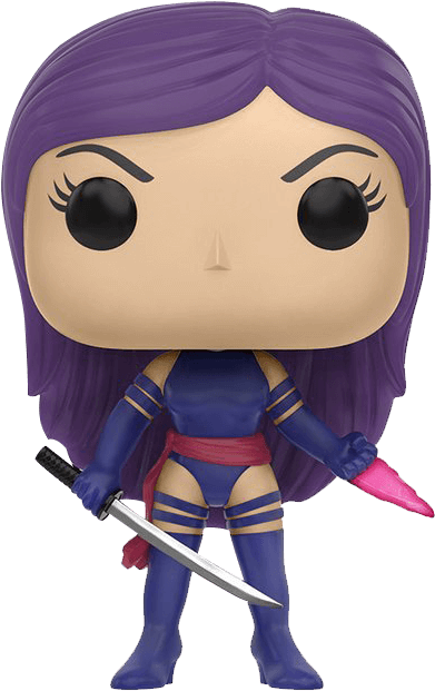 Psylocke Funko Pop (632x632), Png Download