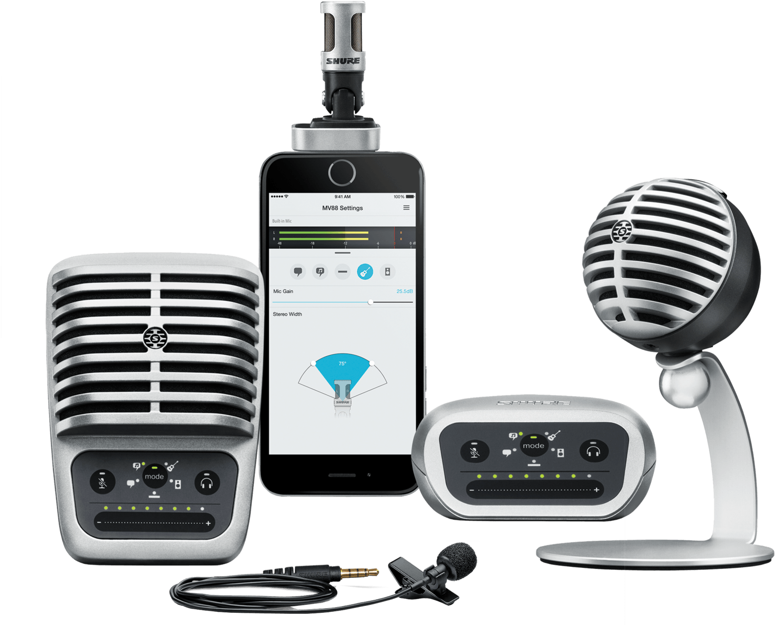 Shure Motiv (2278x1282), Png Download