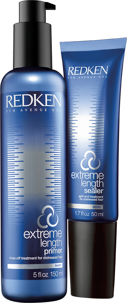 Grow Your Hair To - Redken Extreme Length Primer (414x982), Png Download