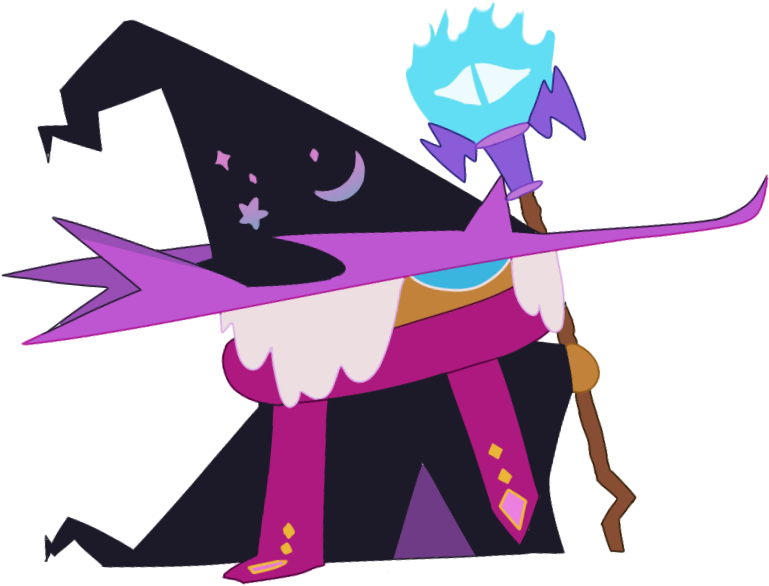 #cr#cookie Run#wizard Cookie#azure Flame Staff#skidaddle - Illustration (860x682), Png Download