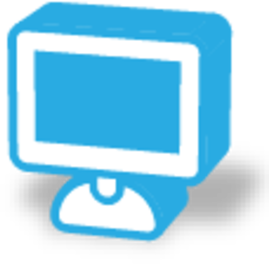 Monitor Icon Image - Personal Computer (600x600), Png Download