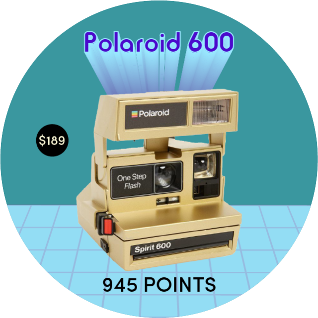 Metallic Polaroid 600 Gold, - Polaroid Spirit Gold (640x640), Png Download