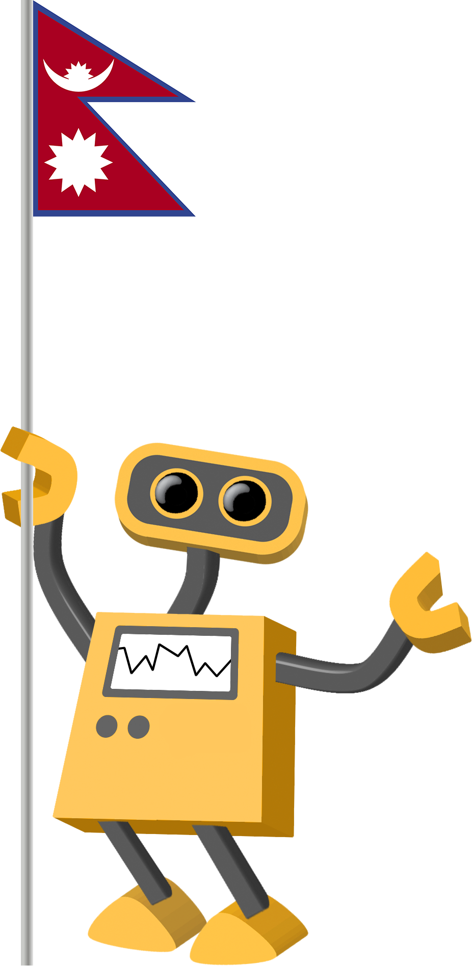 Flag Bot, Nepal - Background Presentation Canada (926x1896), Png Download