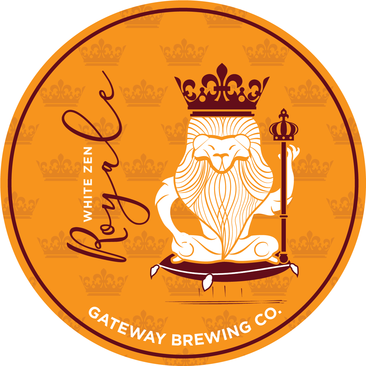 White Zen Royale - Circle (1264x1264), Png Download