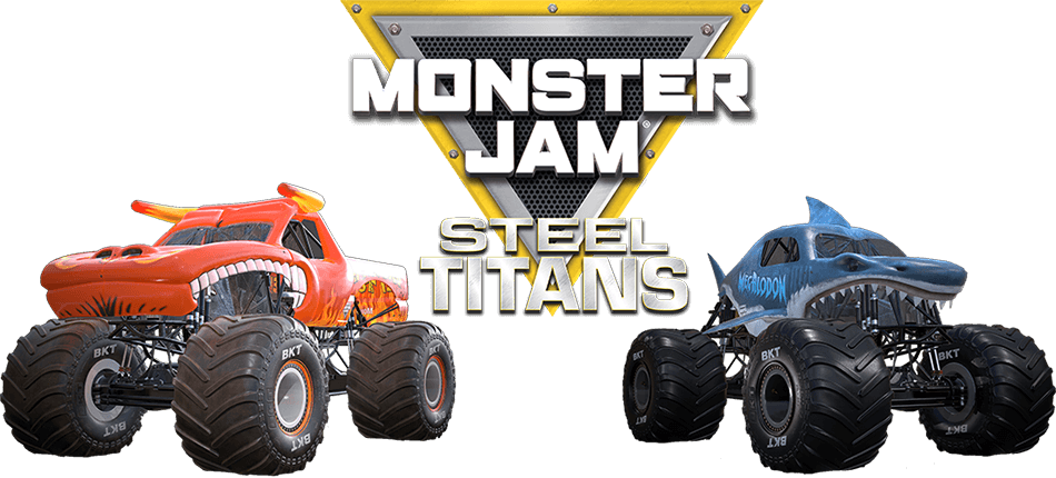 El Toro Loco Megaladon Monster Jam Steel Titans Logo Monster Jam Full Size Png Download Seekpng