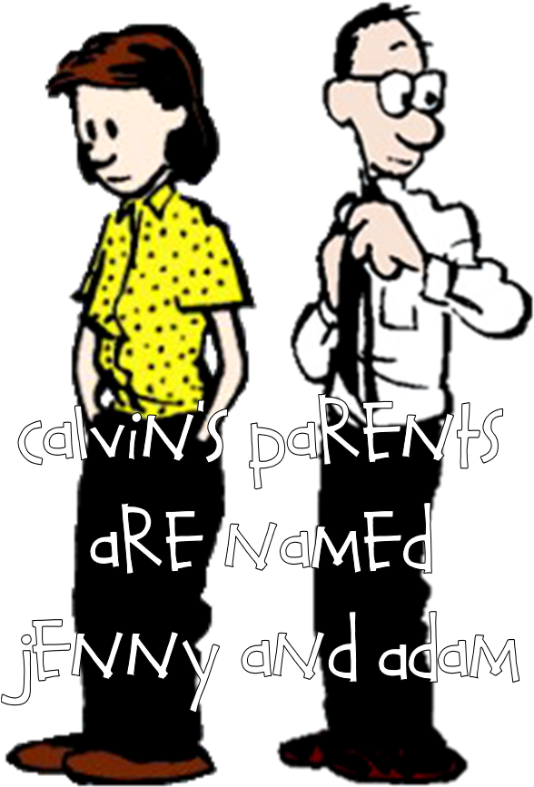 Headcanon Calvin And Hobbes Calvin's Parents - Calvin And Hobbes Calvin's Parents (601x888), Png Download