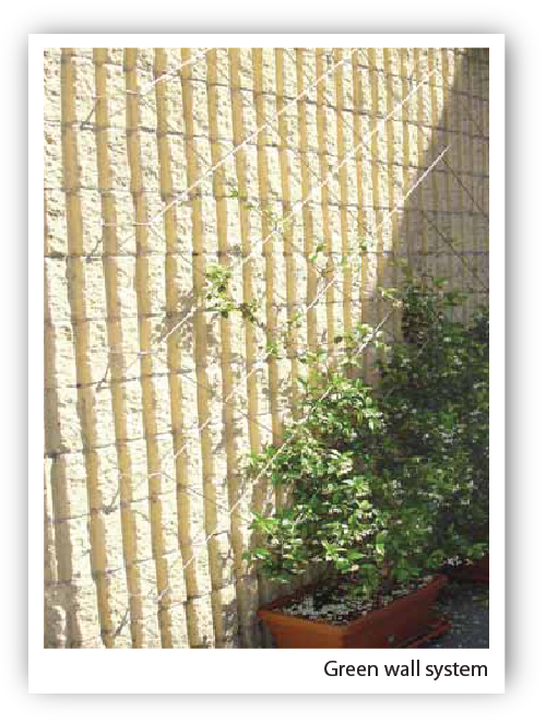 Green Wall-8 - Architecture (500x662), Png Download