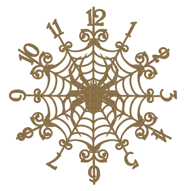 Spider Clock 2-800x800 - Circle (800x800), Png Download