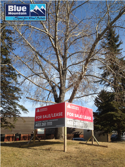 Commercial Real Estate Sign Installation - Banner (800x541), Png Download