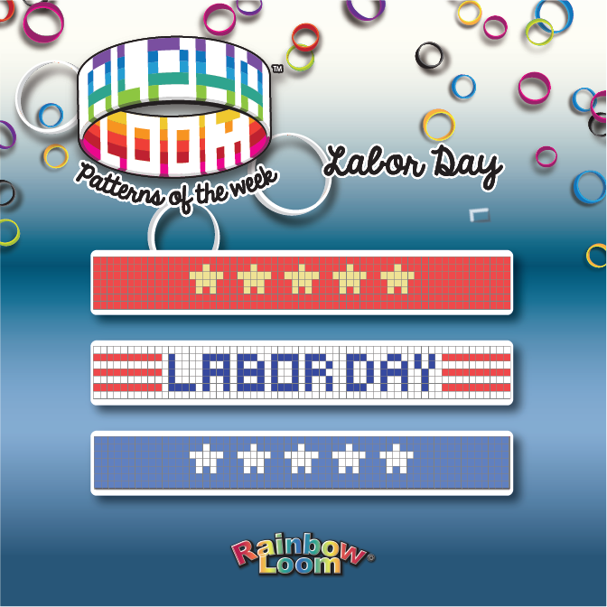 Rubber Band Crafts, Rubber Bands, Rainbow Loom Patterns, - Alpha Loom Patterns Fall (672x672), Png Download