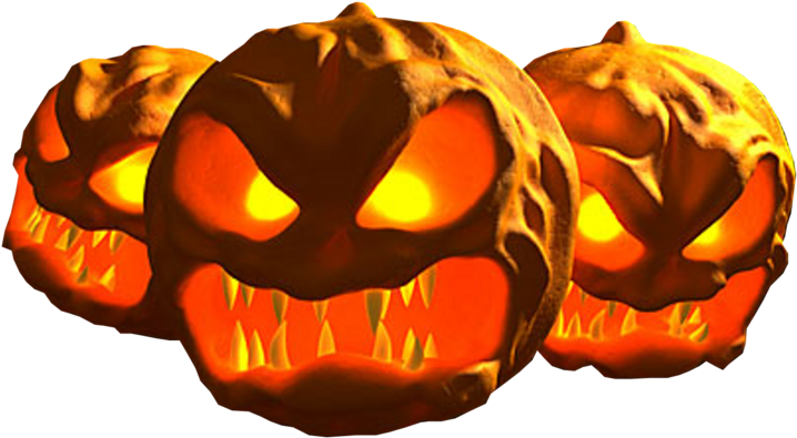 Evil Pumpkins - Halloween Pumpkin Ideas 2018 (801x600), Png Download