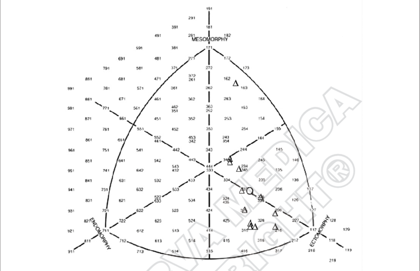 Somatotype Distribution Of Top-class Kenyan Marathon - Heath Carter (850x549), Png Download