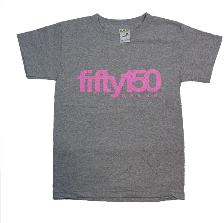 Heather Grey Youth T-shirt - T-shirt (768x768), Png Download